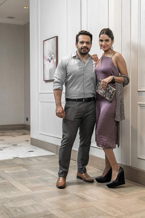 Gaurav Taneja with his wife