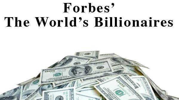 Billionaires On Forbes' 2017 List