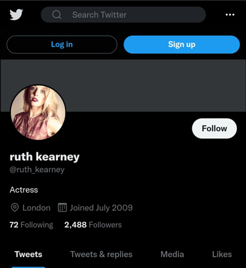 Ruth Kearney Twitter 