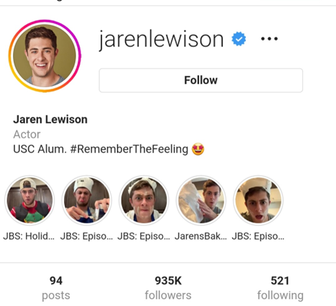 Jaren Lewison Instagram