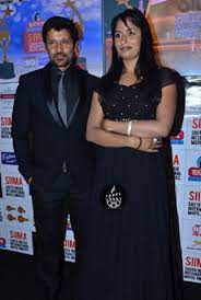 Shailaja Balakrishnan with husband (