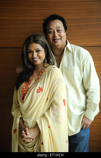 Mitali Mukherjee with her husband 