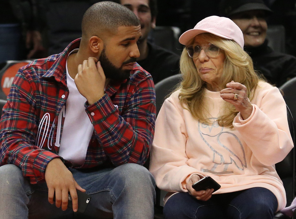 Drake with his mother