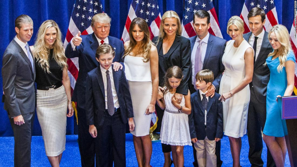 Donald Trump with his Family