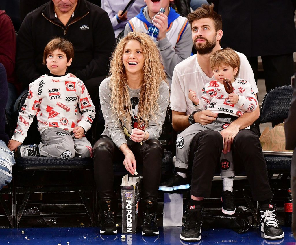 Shakira with her Family