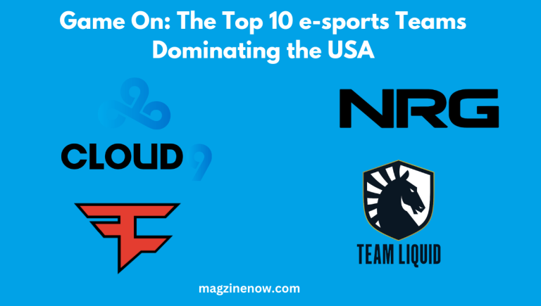 it's time to seek a closer see at the best 10 e sports groups that are ruling the USA.