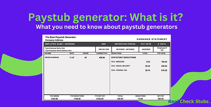 Free Paystub Generators: Your Payroll Solution