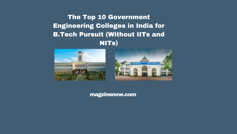 Government Engineering Colleges in India for B.Tech
