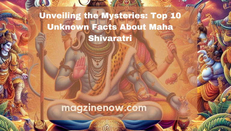 Unknown Facts About Maha Shivaratri